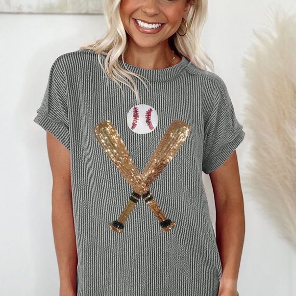 Gray Short Sleeve Women's Tee - Picture 4 of 7